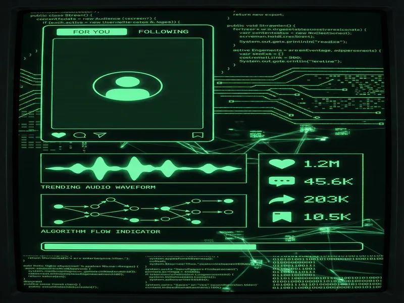 抖音平台 糖心破解版 算法分析终端界面